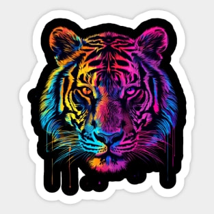 Tiger Crepuscular Creatures Sticker